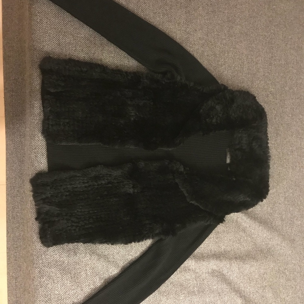 Rabbit Fur Cardigan